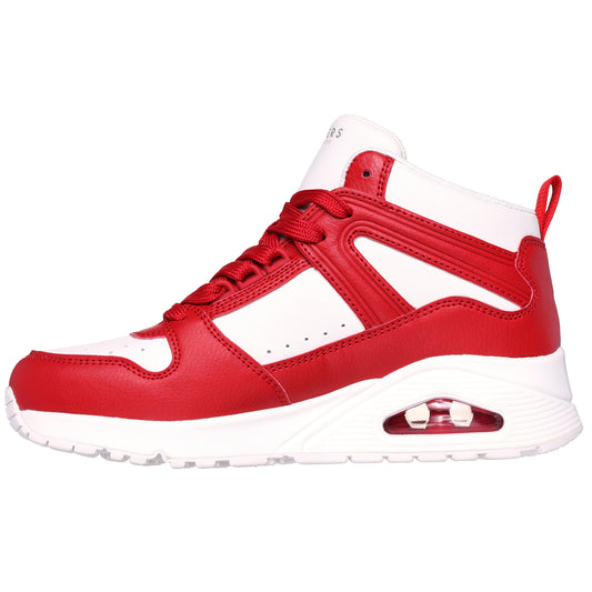 Skechers Ghete dama sport UNO HIGH REGARDS 177099 WHITE/RED ID3550-WRD