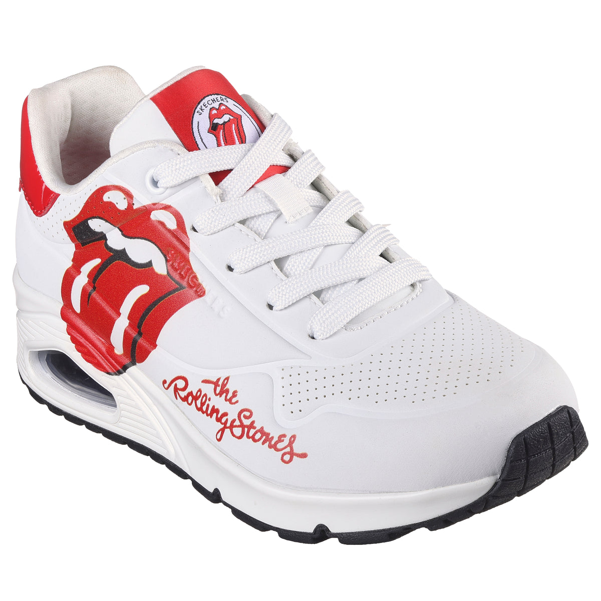 Skechers Pantofi dama sport UNO ROLLING STONES 177965 WHITE/RED ID3562-WRD