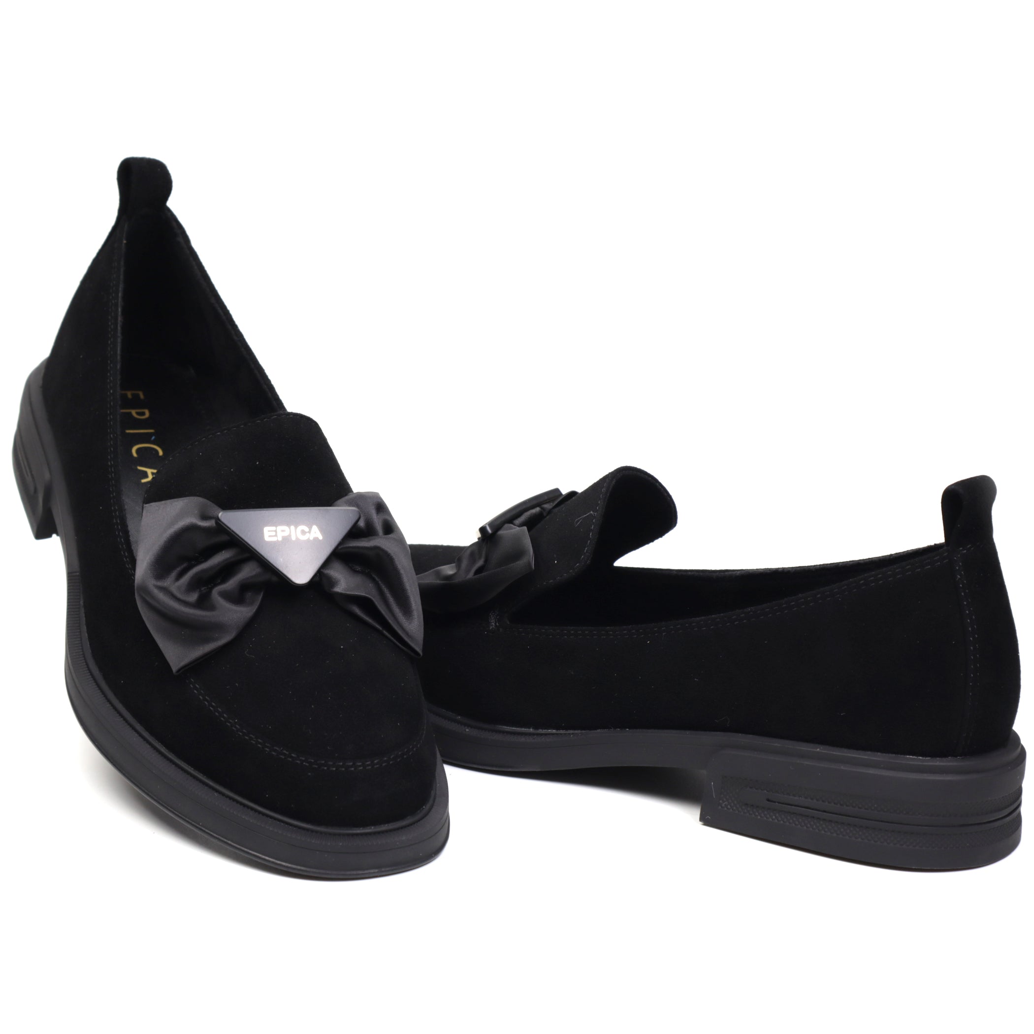 Epica Pantofi dama C03L82 UZ1860 015A 01 I negru velur ID3665-NGV