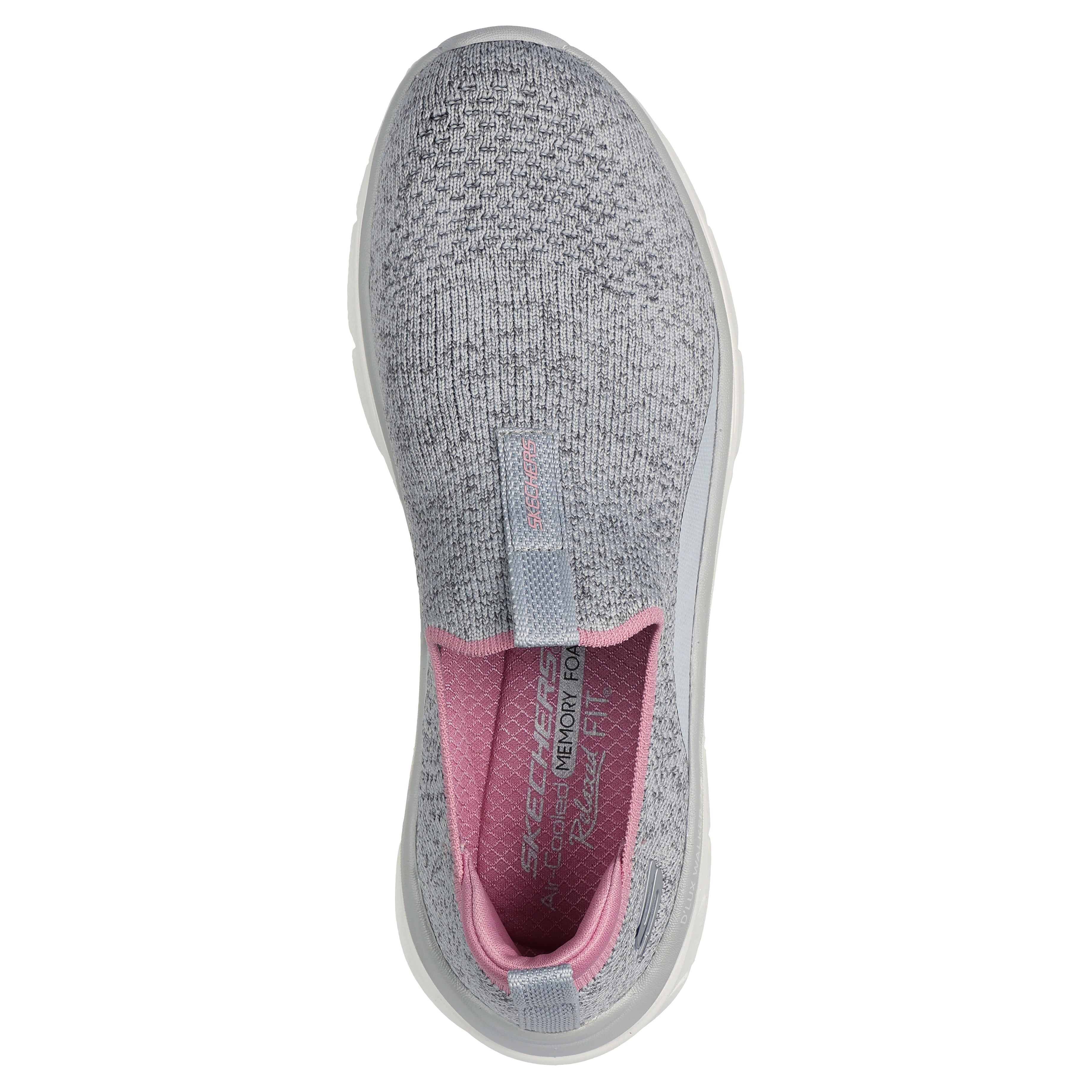 Skechers Pantofi dama sport D LUX WALKER 2.0 BOLD STATE 150092 GRAY/PINK ID3808-GYPK