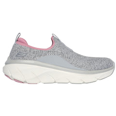 Skechers Pantofi dama sport D LUX WALKER 2.0 BOLD STATE 150092 GRAY/PINK ID3808-GYPK