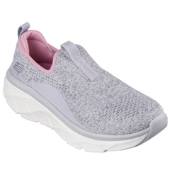 Skechers Pantofi dama sport D LUX WALKER 2.0 BOLD STATE 150092 GRAY/PINK ID3808-GYPK