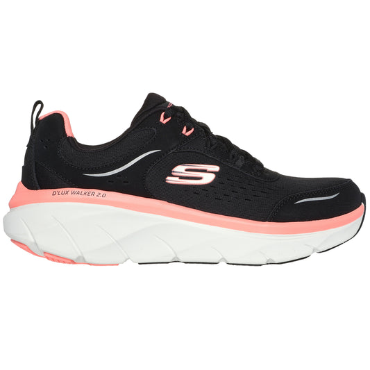 Skechers Pantofi dama sport D LUX WALKER 2.0 DAISY DOLL 150093 BLACK/CORAL ID3809-BKCL