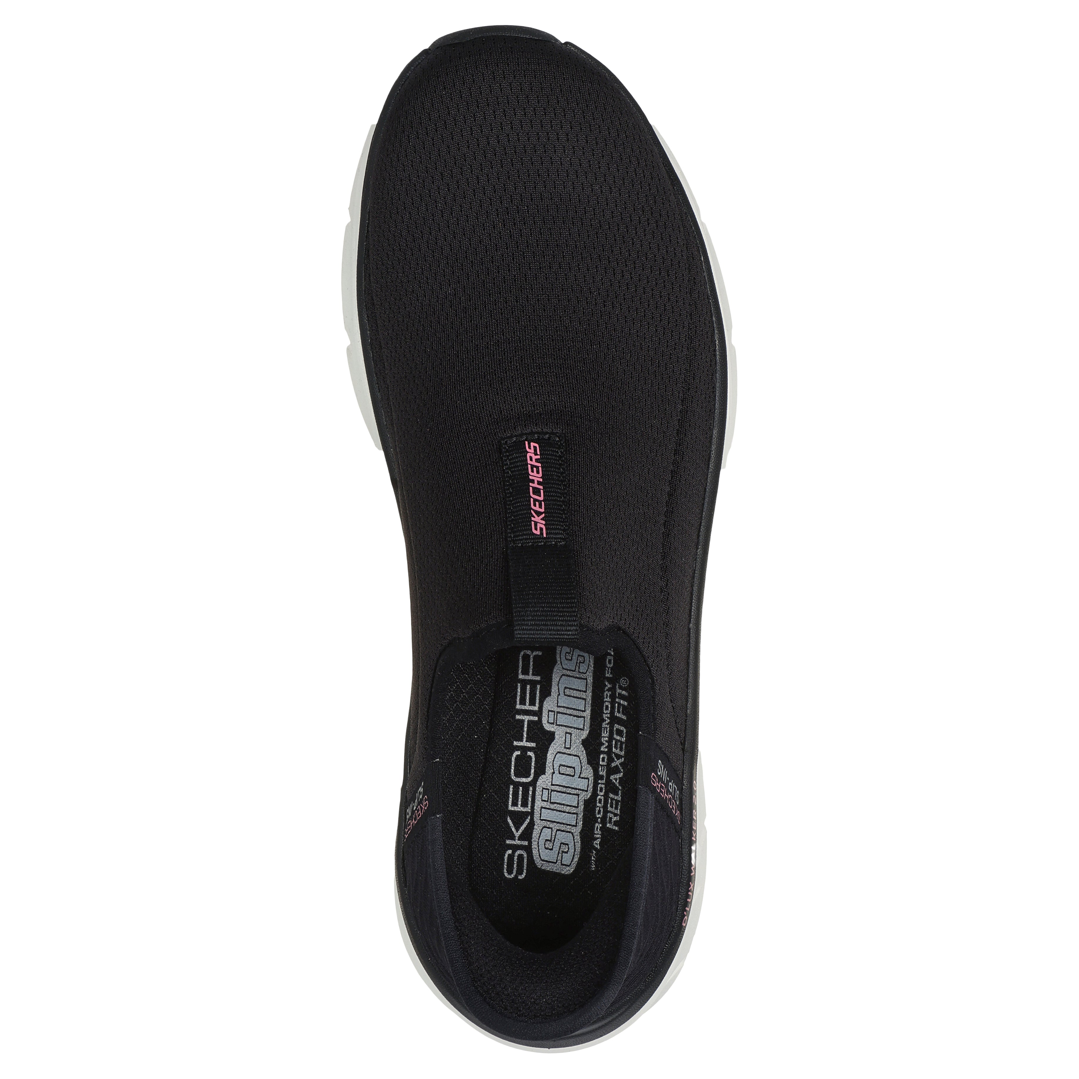 Skechers Pantofi dama sport D'LUX WALKER 2.0 HAPPY STEP 150099 BLACK/PINK ID3810-BKPK