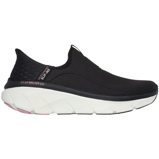 Skechers Pantofi dama sport D'LUX WALKER 2.0 HAPPY STEP 150099 BLACK/PINK ID3810-BKPK