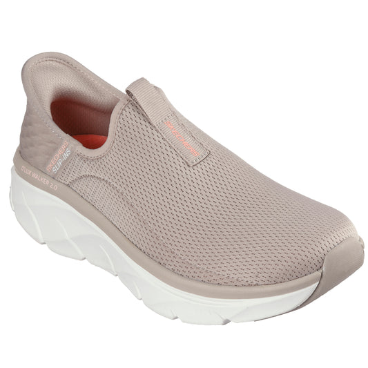 Skechers Pantofi dama sport D'LUX WALKER 2.0 HAPPY STEP 150099 TAUPE/CORAL ID3810-TPCL