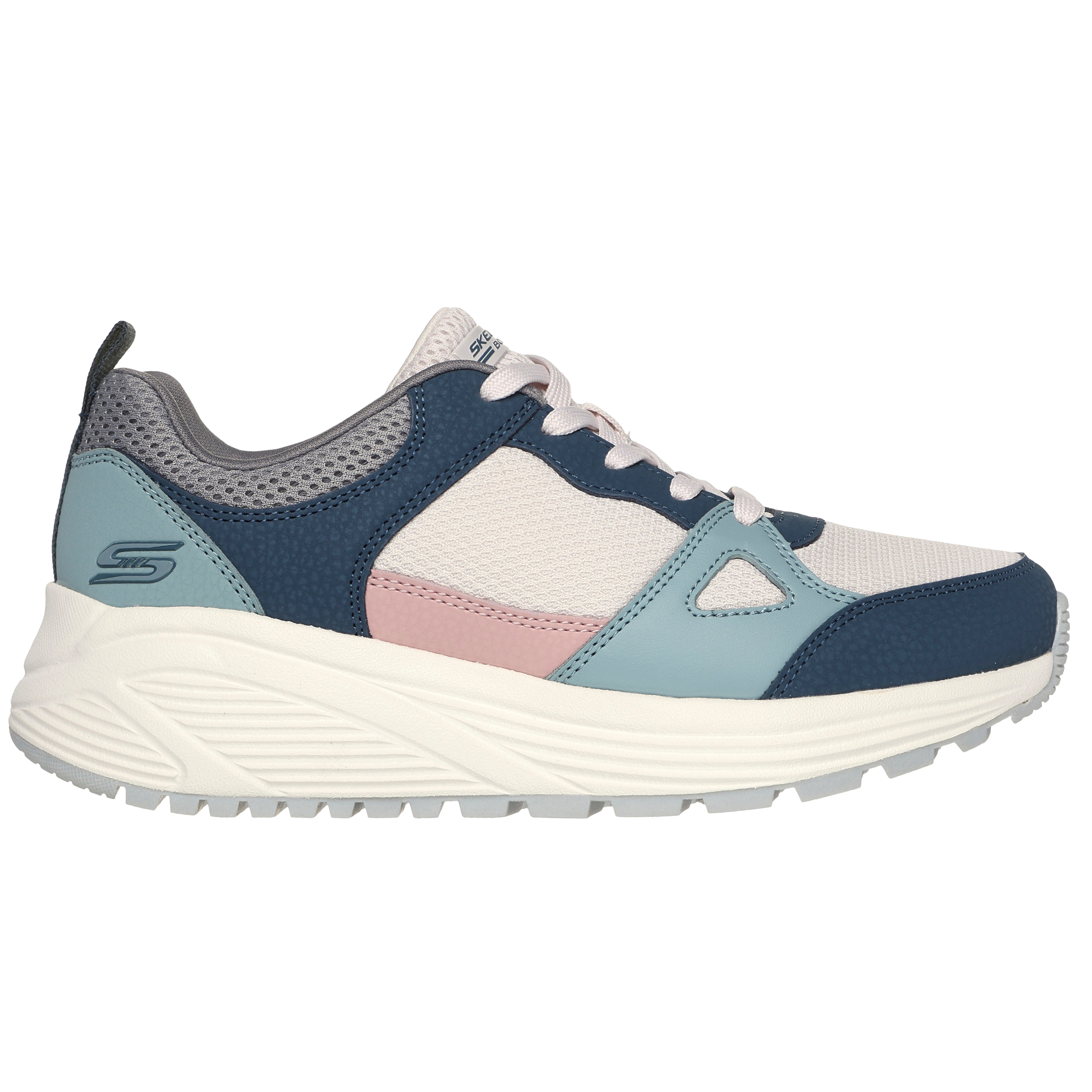 Skechers Pantofi dama sport BOBS SPARROW 2.0 RETRO CLEAN 117268 BLUE/MULTICOLOR ID3813-BLMT