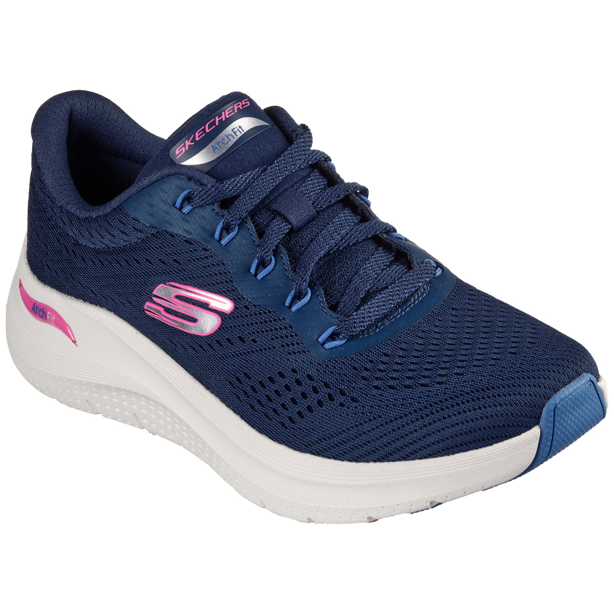 Skechers Pantofi dama sport ARCH FIT 2.0 BIG LEAGUE 150051 NAVY/MULTICOLOR ID3815-NVMT