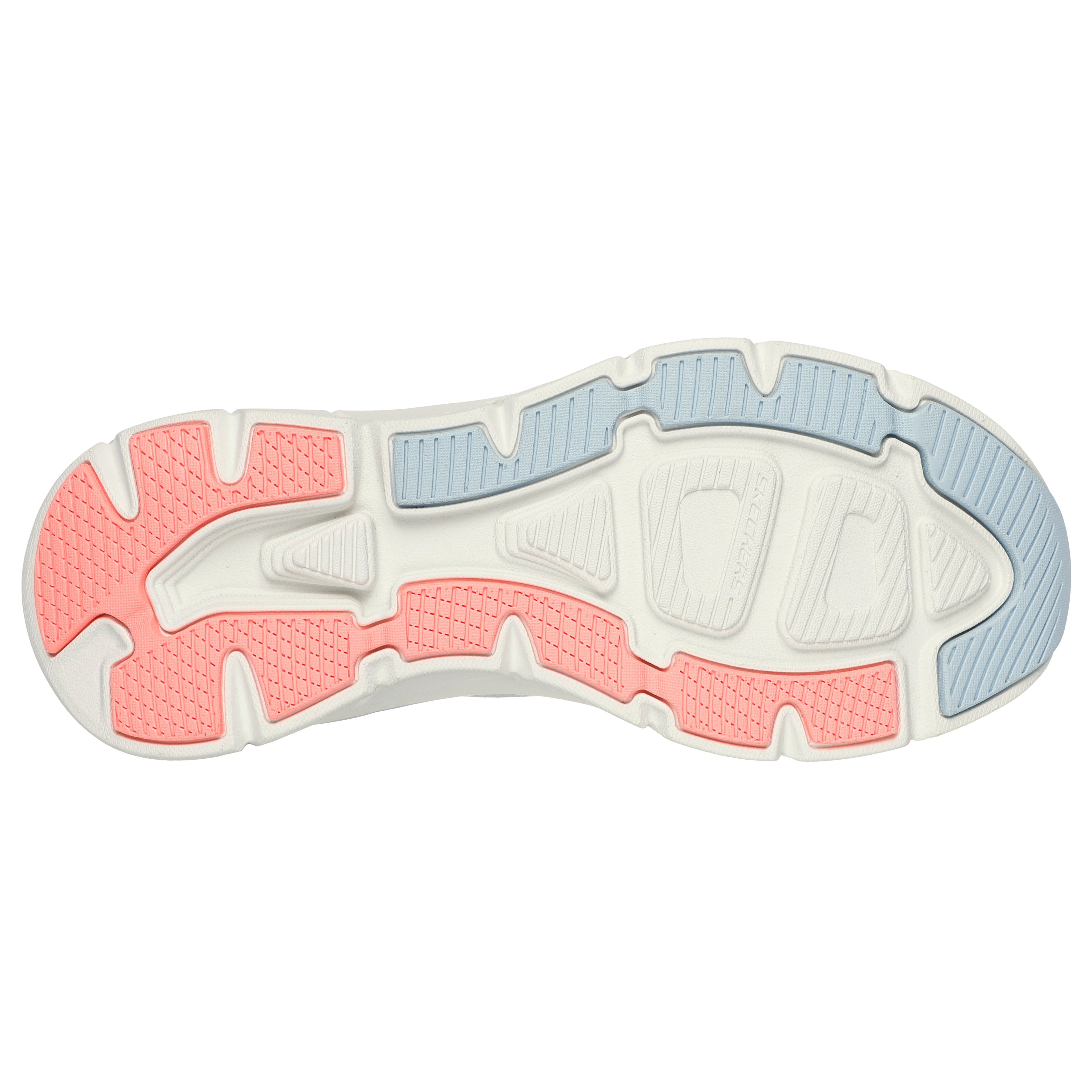 Skechers Pantofi dama sport D LUX WALKER 2.0 RADIANT ROSE 150095 BLUE/NEON CORAL ID3816-BLNC