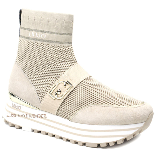 Liu Jo Sneakers dama LIU JO MAXI WONDER 75 BA4061TX397S3191 bej ID3830-BEJ