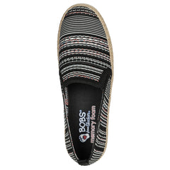 Skechers Espadrile dama FLEXPADRILLE 3.0 ISLAND MUSE 113982 BLACK/MULTICOLOR ID3893-BKMT