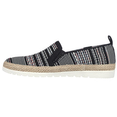 Skechers Espadrile dama FLEXPADRILLE 3.0 ISLAND MUSE 113982 BLACK/MULTICOLOR ID3893-BKMT