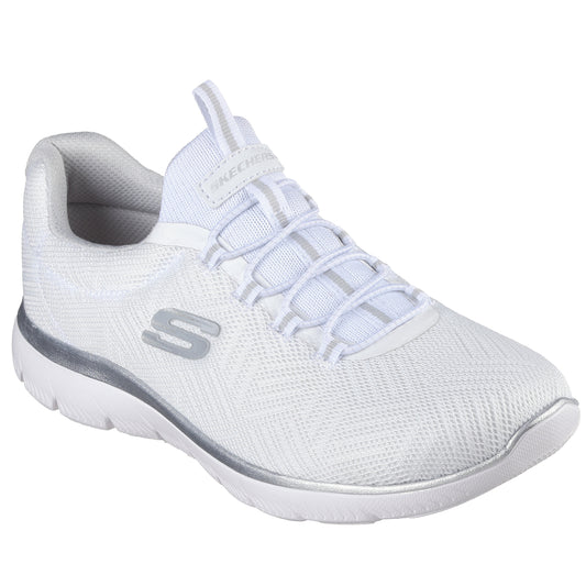 Skechers Pantofi dama sport SUMMITS ARTISTRY CHIC 150119 WHITE/SILVER ID3896-WSL