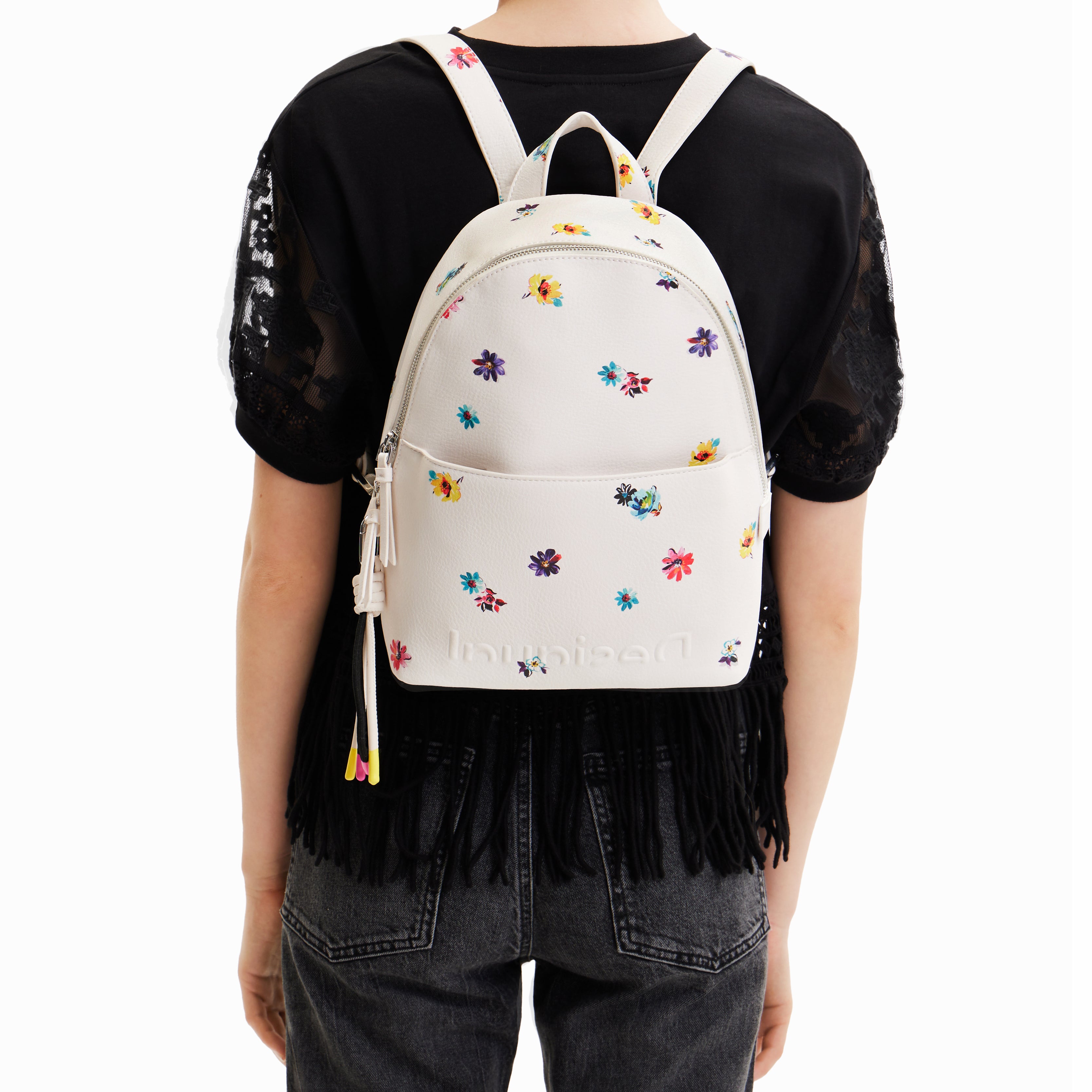 Desigual Rucsac dama alb 23SAKP34 MD2814