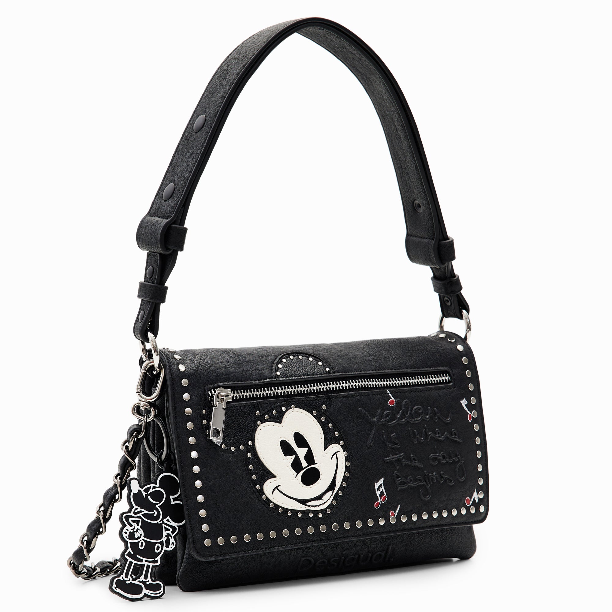 Desigual Banduliera dama negru Mickey 24SAXP38 MD3384