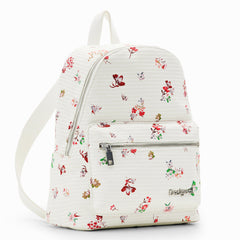 Desigual Rucsac dama crem cu flori 24SAKP15 MD3469